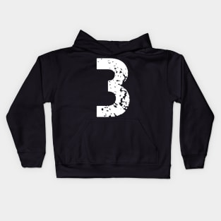 Number three 3 Kids Hoodie